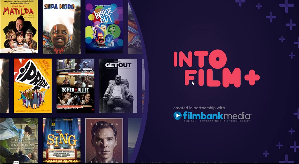Into FIlm_ created in partnership with Filmbankmedia is a streaming platform for schools